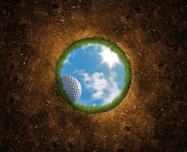 Papermoon Fotobehang Golf Hole