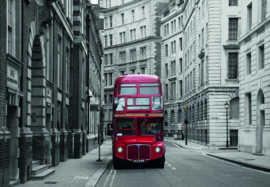 Papermoon Fotobehang Londen Rode Bus