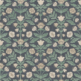 Arthouse Signature Collection 3 behang Modern Floral Damask Navy 100369AH