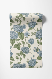 Dutch First Class Wanderlust behang Hortensia Blue Green 92121