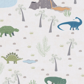 AS Creation Lilly en Luis behang Dino Paradise 77140-1