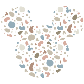 Disney Into Wonderland Fotobehang Mickey Head Terrazzo Bambino DD1-068