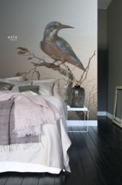 Esta Home Blush PhotowallXL Kingfisher 158888