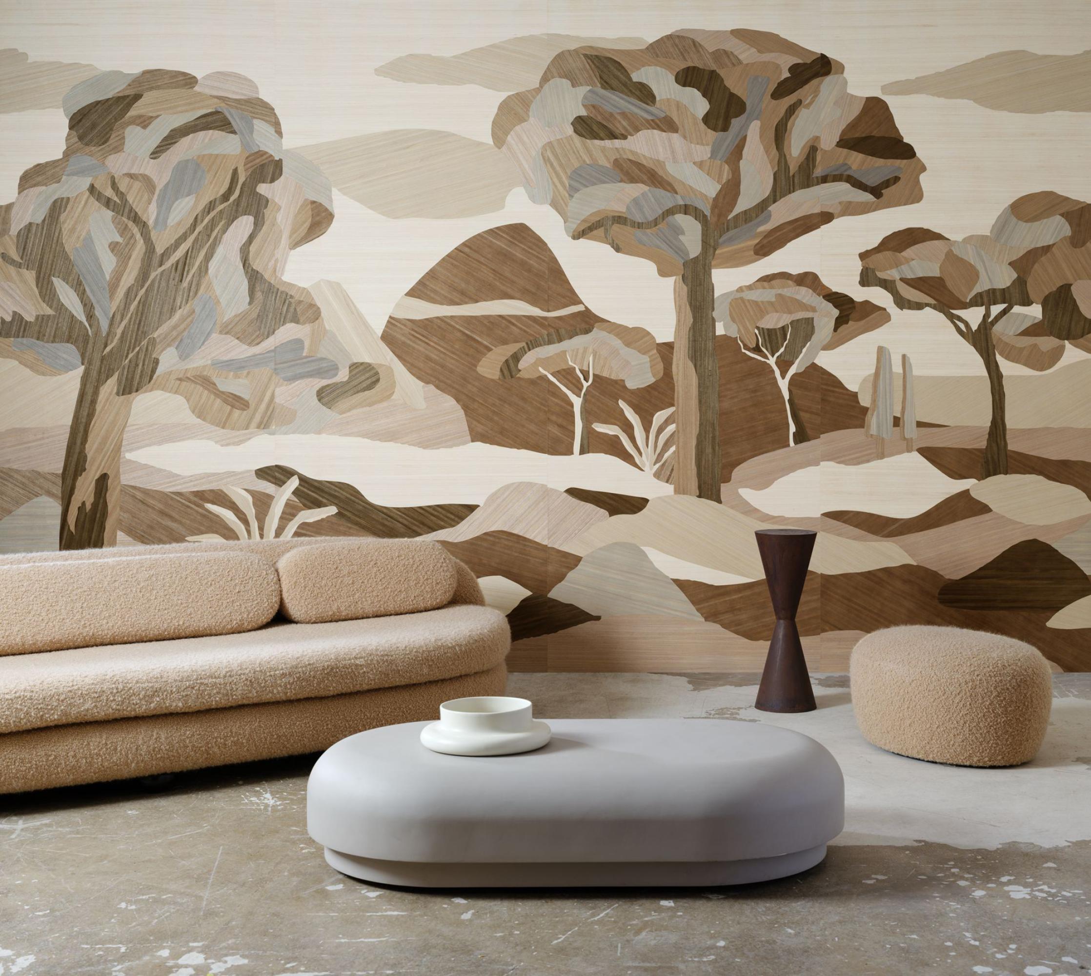 Arte Emblème behang Under The Sycamore Tree Winter Landscape 30820