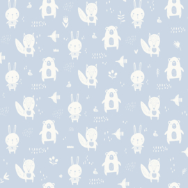 Dutch Wallcoverings My Kingdom behang Cute Animals L91311