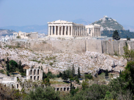 Papermoon Fotobehang Parthenon Athene