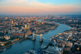 Papermoon Fotobehang Skyline Londen