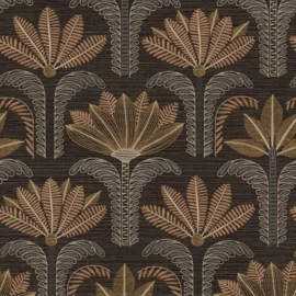 Casamance Racines behang Dattara Ébène/mordoré 78180406