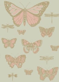 Cole & Son Whimsical behang Butterflies & Dragonflies 103/15063