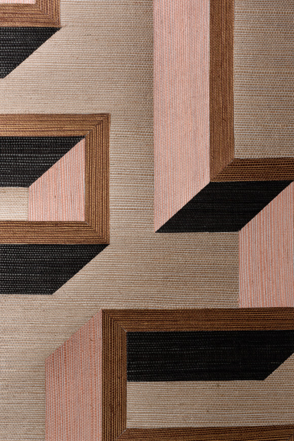 Arte Marqueterie behang Detour Copper Pink 72702