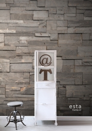 Esta Home Vintage Rules! PhotowallXL Plankjes hout 158208