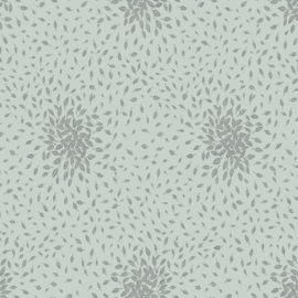 York Wallcoverings Modern Metals behang Petite Leaves Spa Silver MD7101