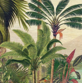 Arte Décors & Panoramiques behang Rêverie Tropicale Jungle Green 26770A