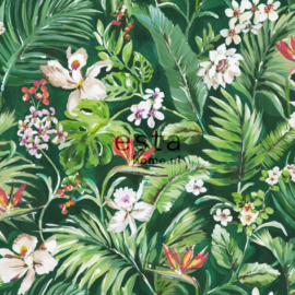 Esta Home Jungle Fever Wallpaper XXL Tropische Bladeren en Bloemen 158893