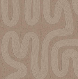 Arte Tali behang Sarana Taupe 60707