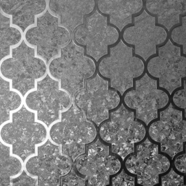 Arthouse Velvet Trellis Gunmetal Foil behang 294603