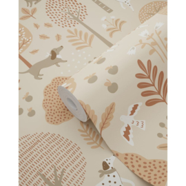 Esta Home Pom Pom Pie behang Honden 139711