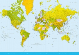 Idealdecor Map of the World 152