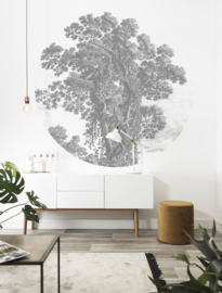 KEK Amsterdam Landscapes & Marble behangcirkel Engraved Tree CK-013