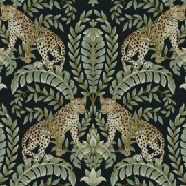 York Wallcoverings Ronald Redding 24 Karat behang Jungle Leopard KT 2205