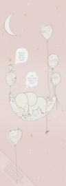 Behangexpresse Sofie & Junar Wallprint Elephant in the Room Pink INK7625