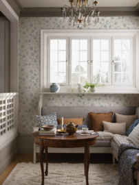 Boråstapeter Herrgard behang Klockranka 8712
