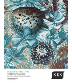 KEK Amsterdam Book IV Mural Underwater Jungle WP-696
