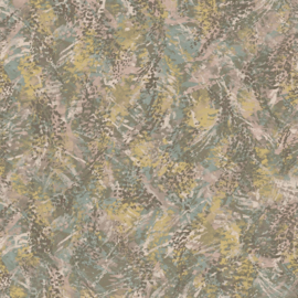 Dutch First Class Arabesque behang Pluma Blush Khaki 36340