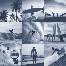 Esta Home Regatta Crew surf edition behang Surfing 138954