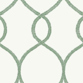 York Wallcoverings Ronald Redding 24 Karat behang Laurel Leaf Ogee KT2231