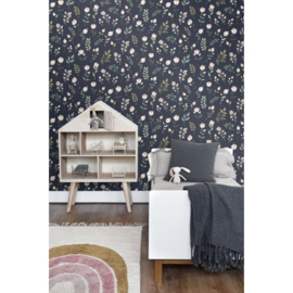 Esta Home To The Moon And Back behang Bloemen 139341