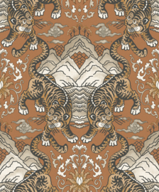 Dutch First Class Khalili behang Tora Burnt Orange 65912