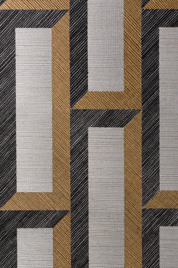 Arte Marqueterie behang Biseau Bronze Black 72723