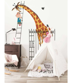 KEK Amsterdam Kids Wallpaper Mural Fiep Westendorp Giant Giraffe WS-040