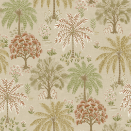 Dutch First Class Wanderlust behang Solana Coral Beige 92030