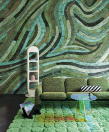 Masureel Rock digitaal behang Serpentine Verde DGROC2021-260