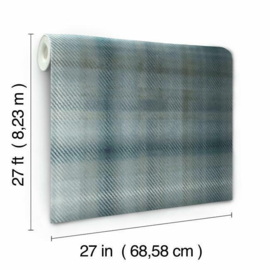 York Wallcoverings Ronald Redding Traveler behang Sterling Plaid HO2158