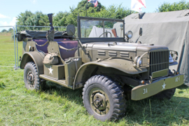 Papermoon Fotobehang Uitstekende Militaire Jeep