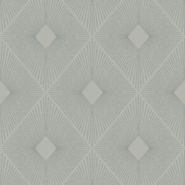 York Wallcoverings Modern Metals behang Harlowe Light Grey Silver MD7132