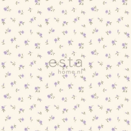 Esta Home Denim & Co. little roses purple 137702