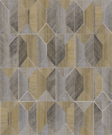 Khrôma Prisma behang Marquetry Acacia PRI006