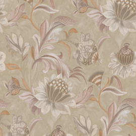 Dutch First Class Arabesque behang Cecelia Blush Coral 36351