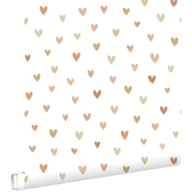 Esta Home Pom Pom Pie behang Hartjes 139755