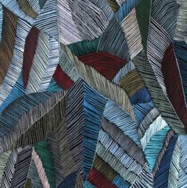 Arte Décors & Panoramiques behang Chintz Ultramarine 73100A