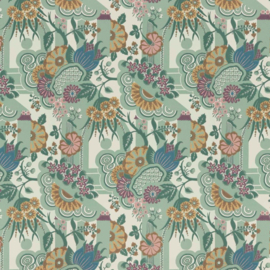 Hookedonwalls Young Traditionals behang Pineapple Garden 27822