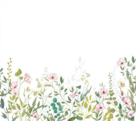 Casadeco Le Beau Jardin behang Eclosion Printaniere Vert Feuillage S BJAR 202617407