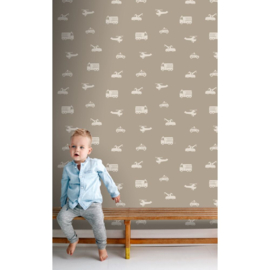 Esta Home Pom Pom Pie behang Auto's 131399