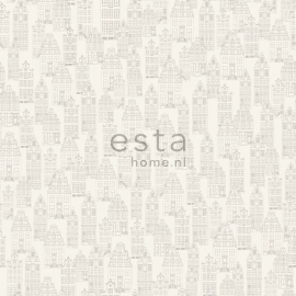 Esta Home Denim & Co. Amsterdam houses silver 137710