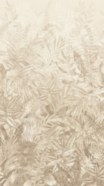Eijffinger Rivièra Maison Wallpower Linen Leaves Camel 350703