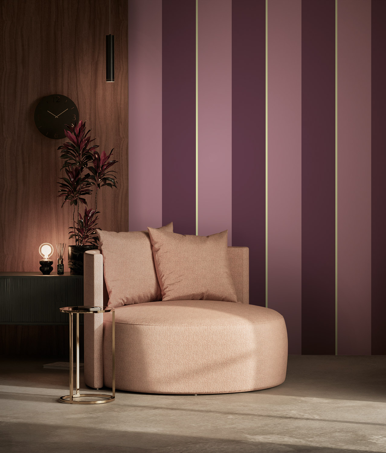 KEK Amsterdam Frans Uyterlinde behang Bold Stripes FU-014